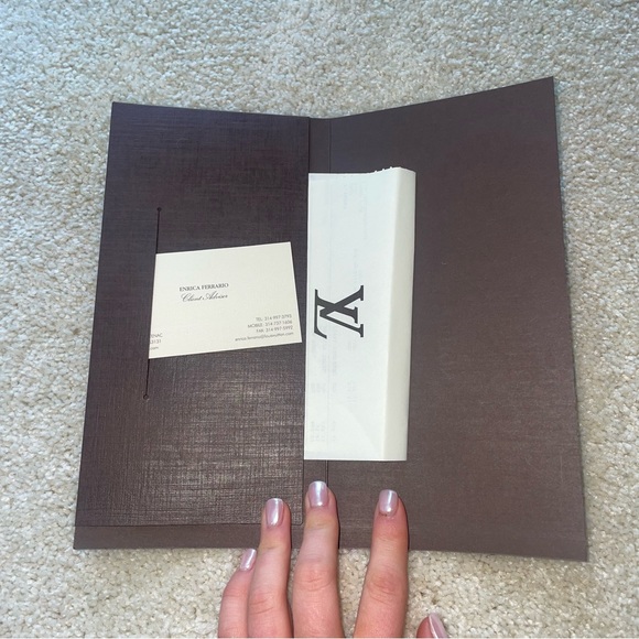 Authentic Louis Vuitton Monogram Tuileries Besace Sesame Peach Creme - Picture 15 of 15